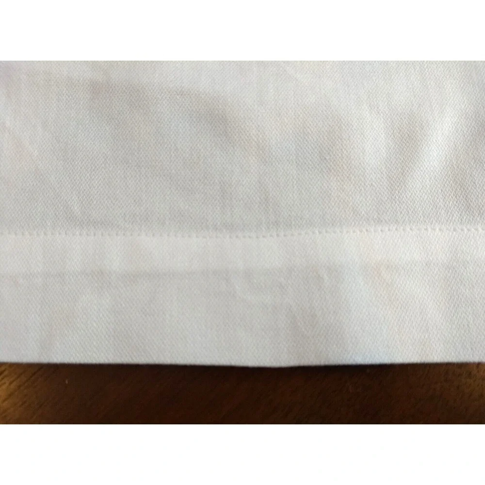 Pottery Barn Tablecloth 100% Cotton Solid White 52